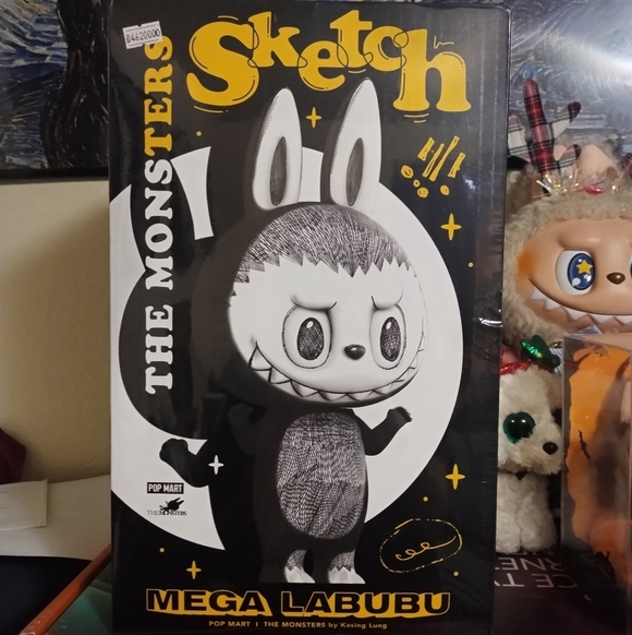 POP MART Other - SOLD Pop Mart-The Monsters-Sketch 400%-Vinyl Labubu Doll